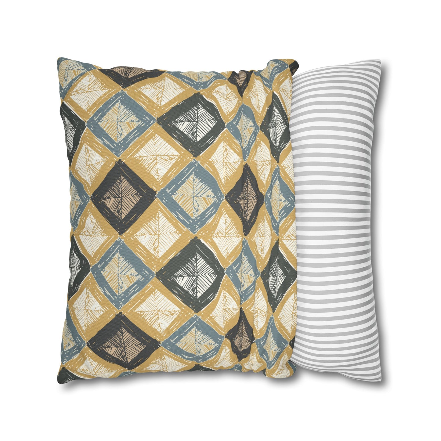 Spun Polyester Square Pillowcase