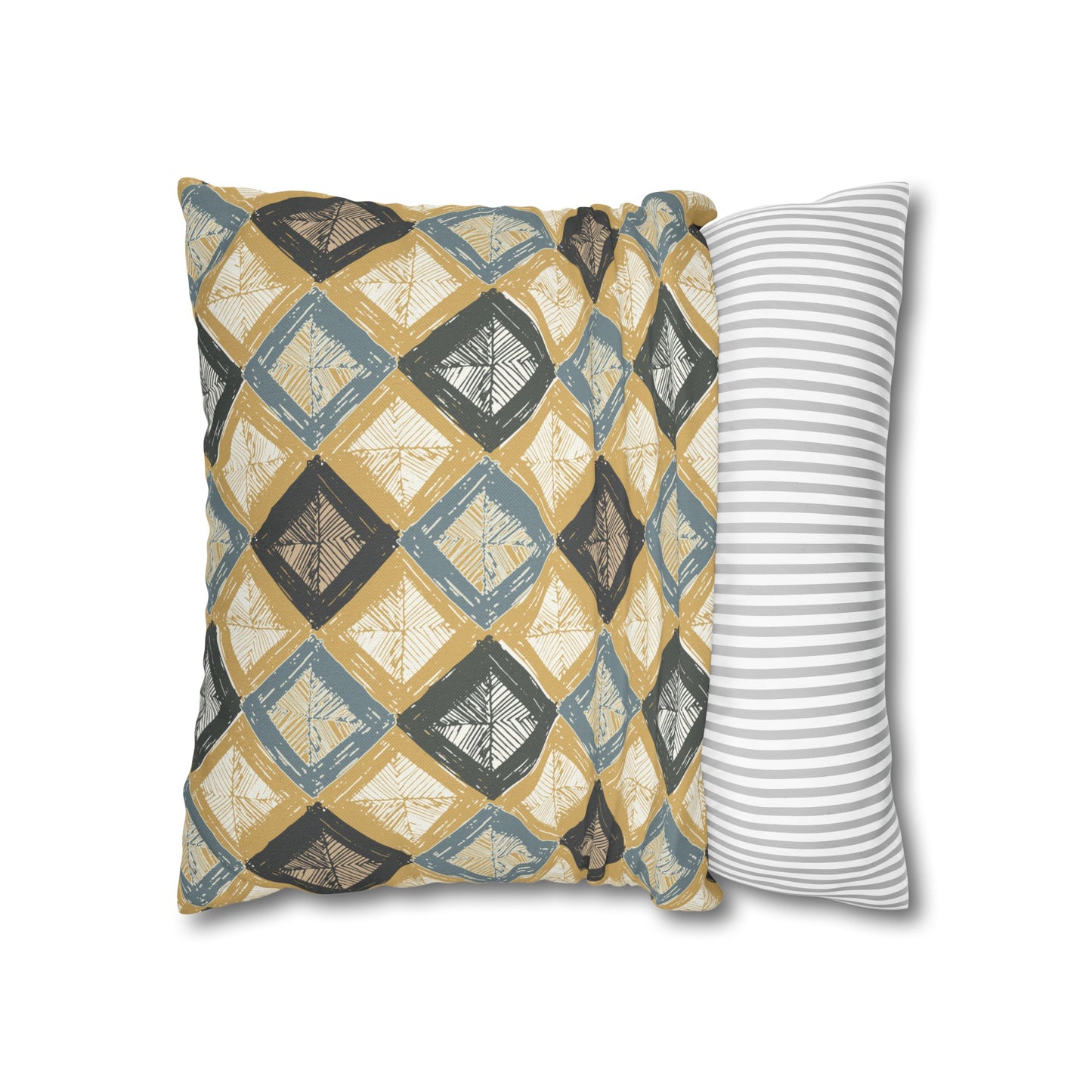 Spun Polyester Square Pillowcase