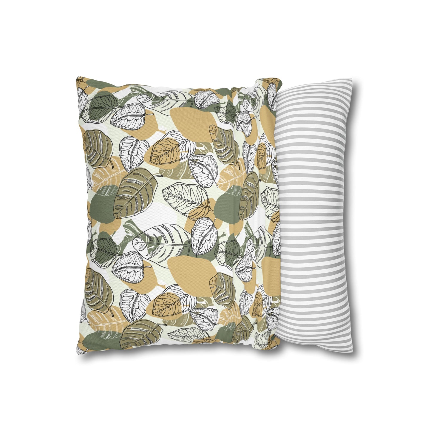 Spun Polyester Square Pillowcase