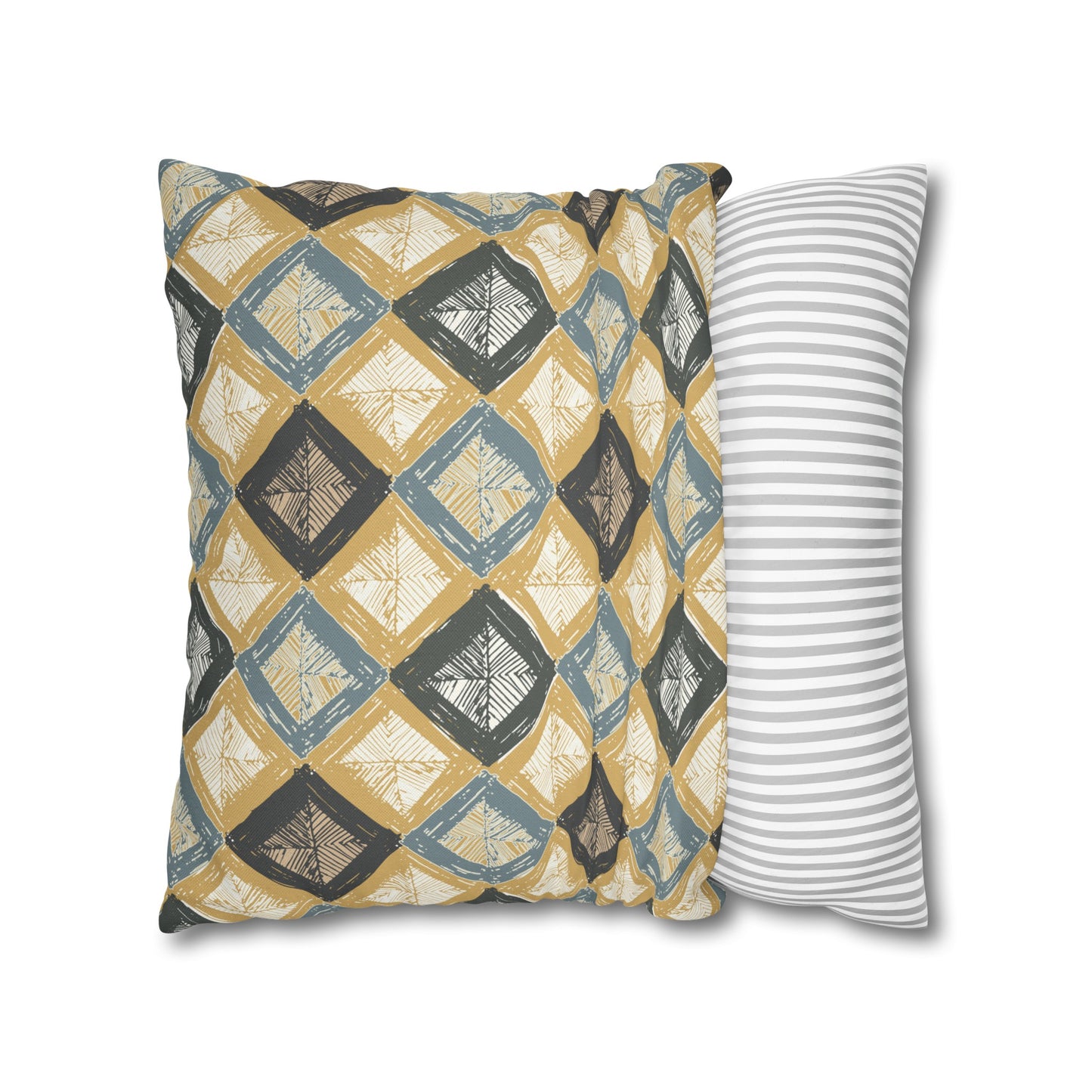 Spun Polyester Square Pillowcase