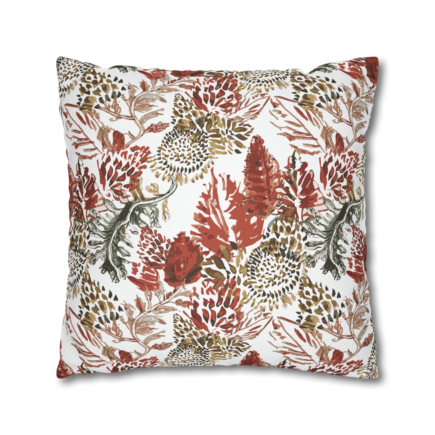Spun Polyester Square Pillowcase