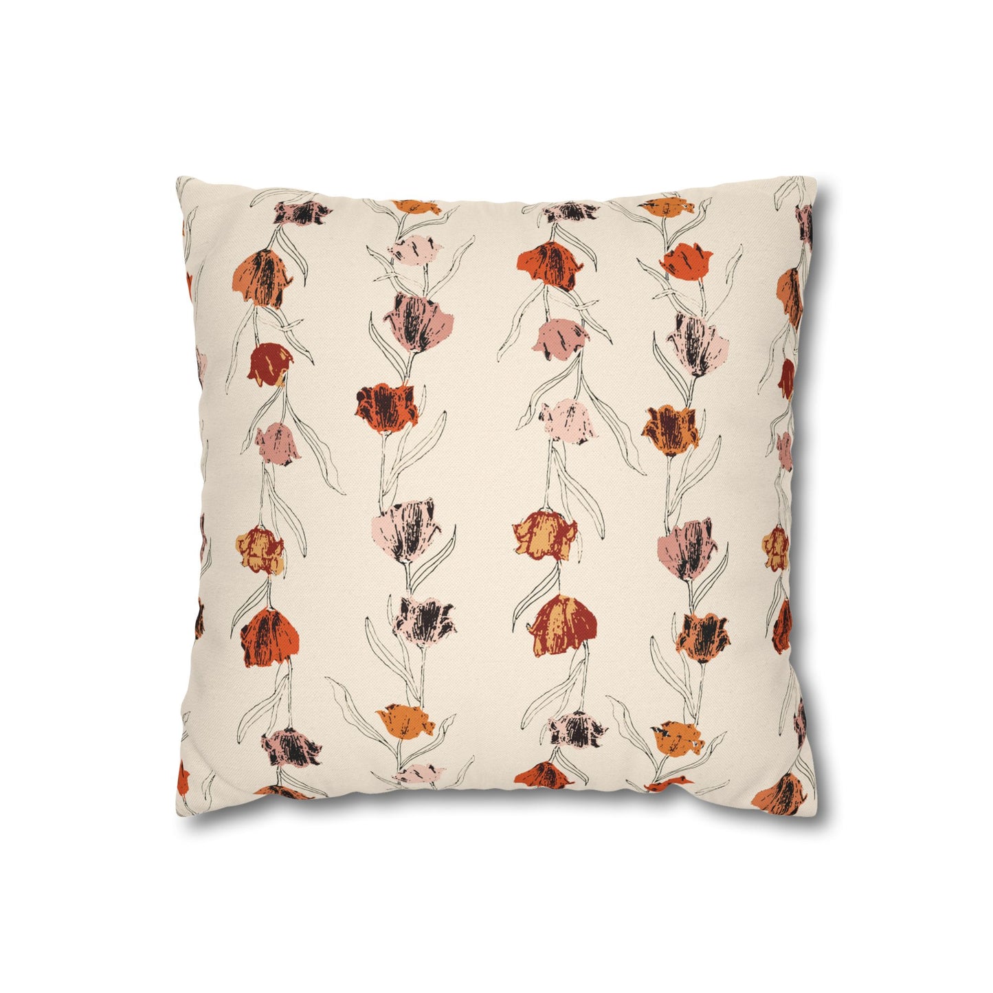Spun Polyester Square Pillowcase