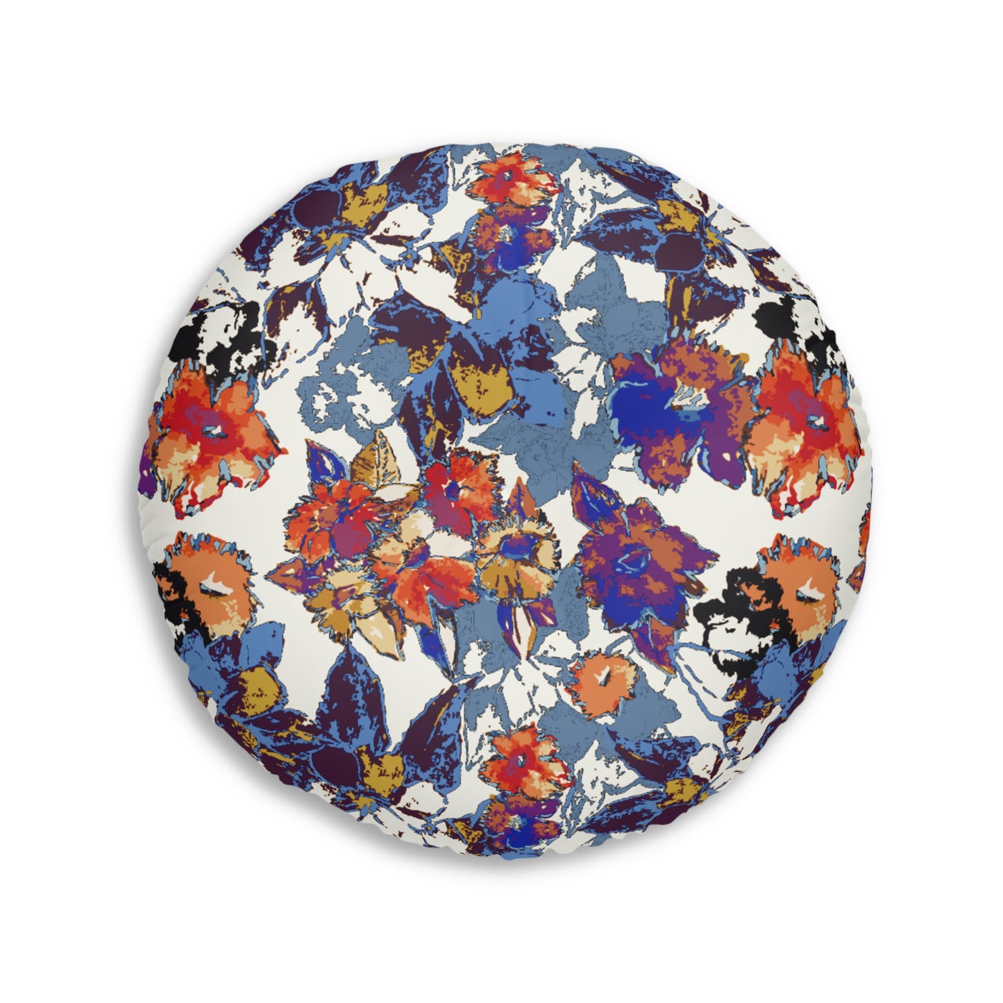 Tufted Floor Pillow, Round