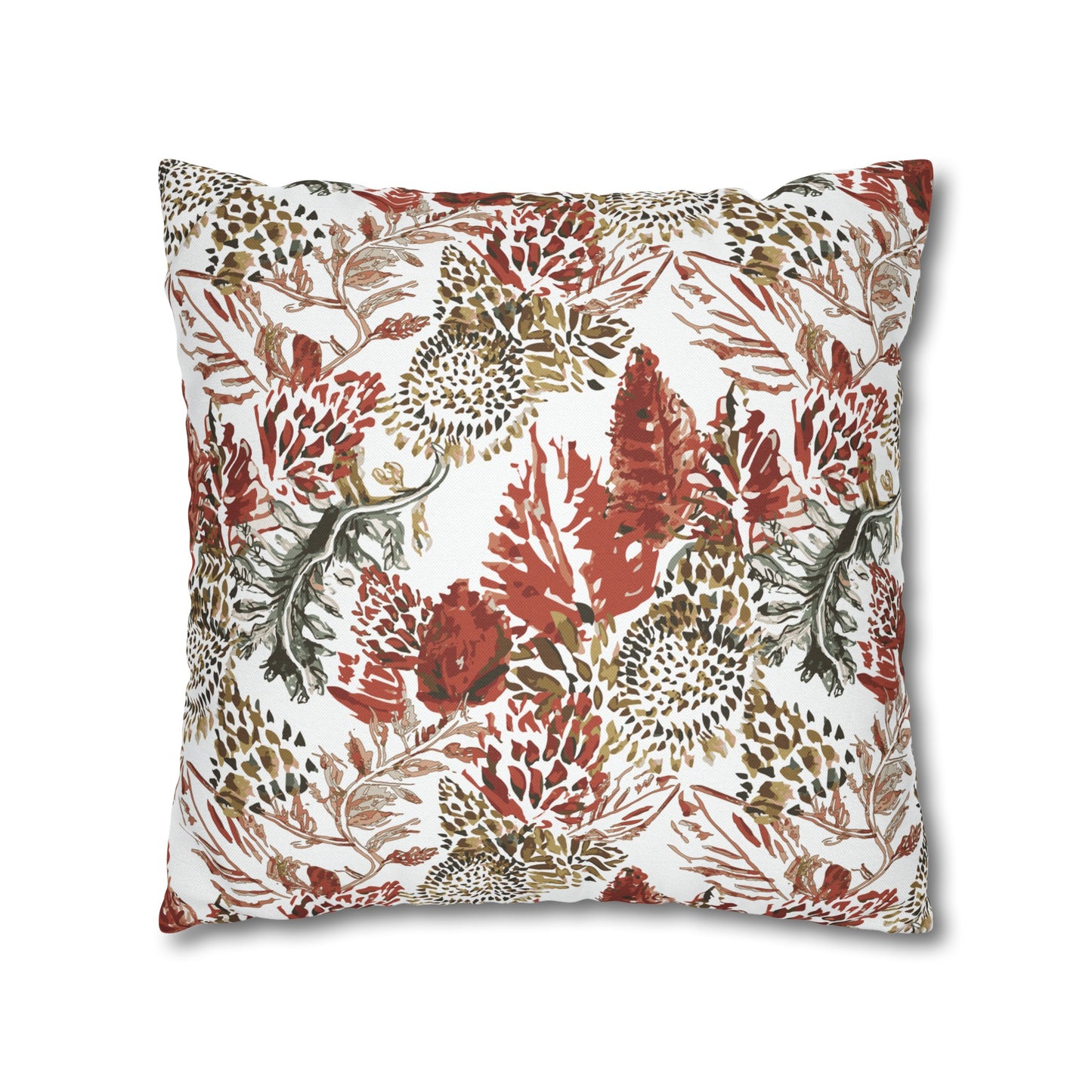 Spun Polyester Square Pillowcase