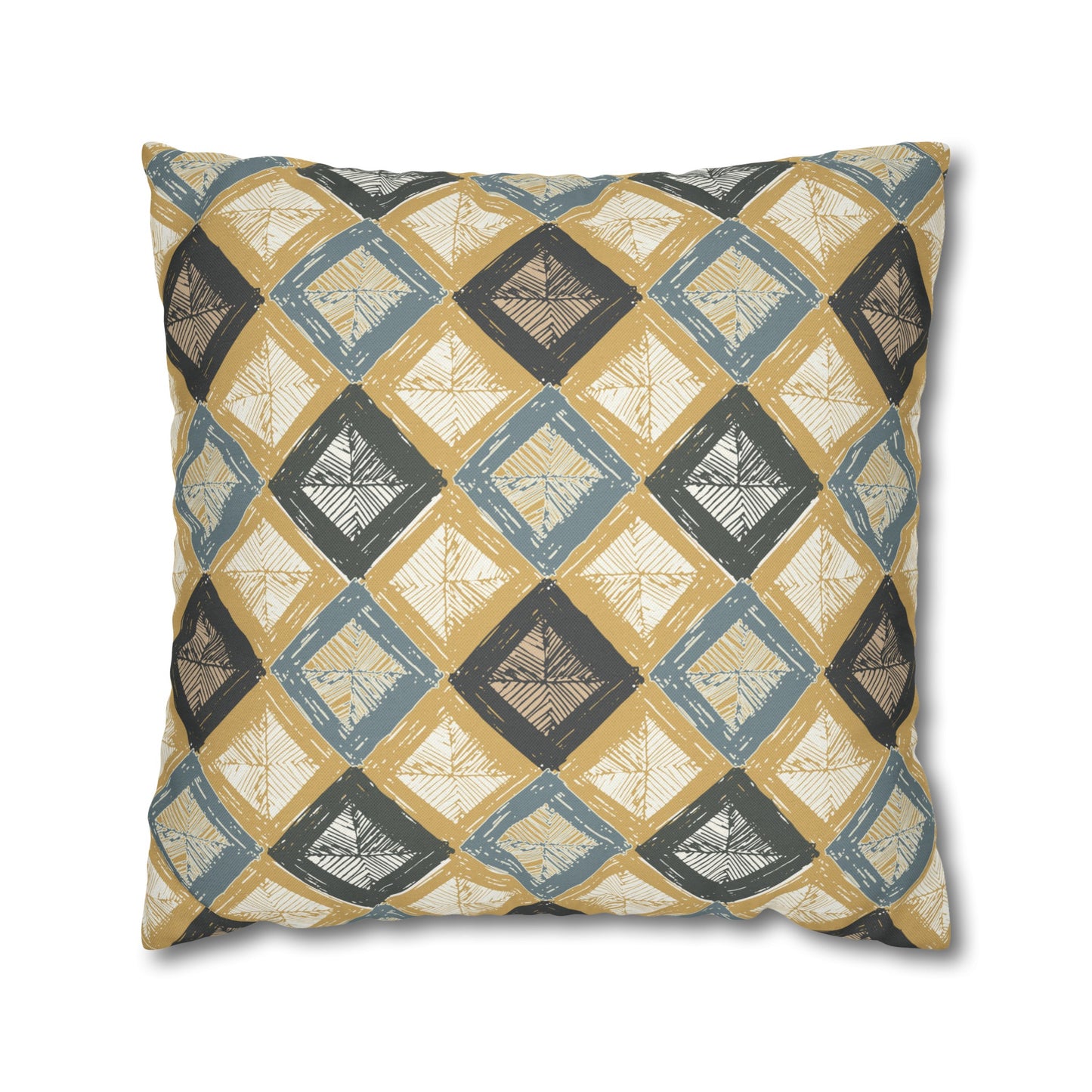 Spun Polyester Square Pillowcase