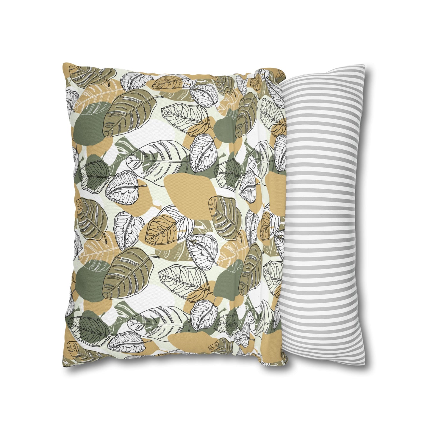 Spun Polyester Square Pillowcase
