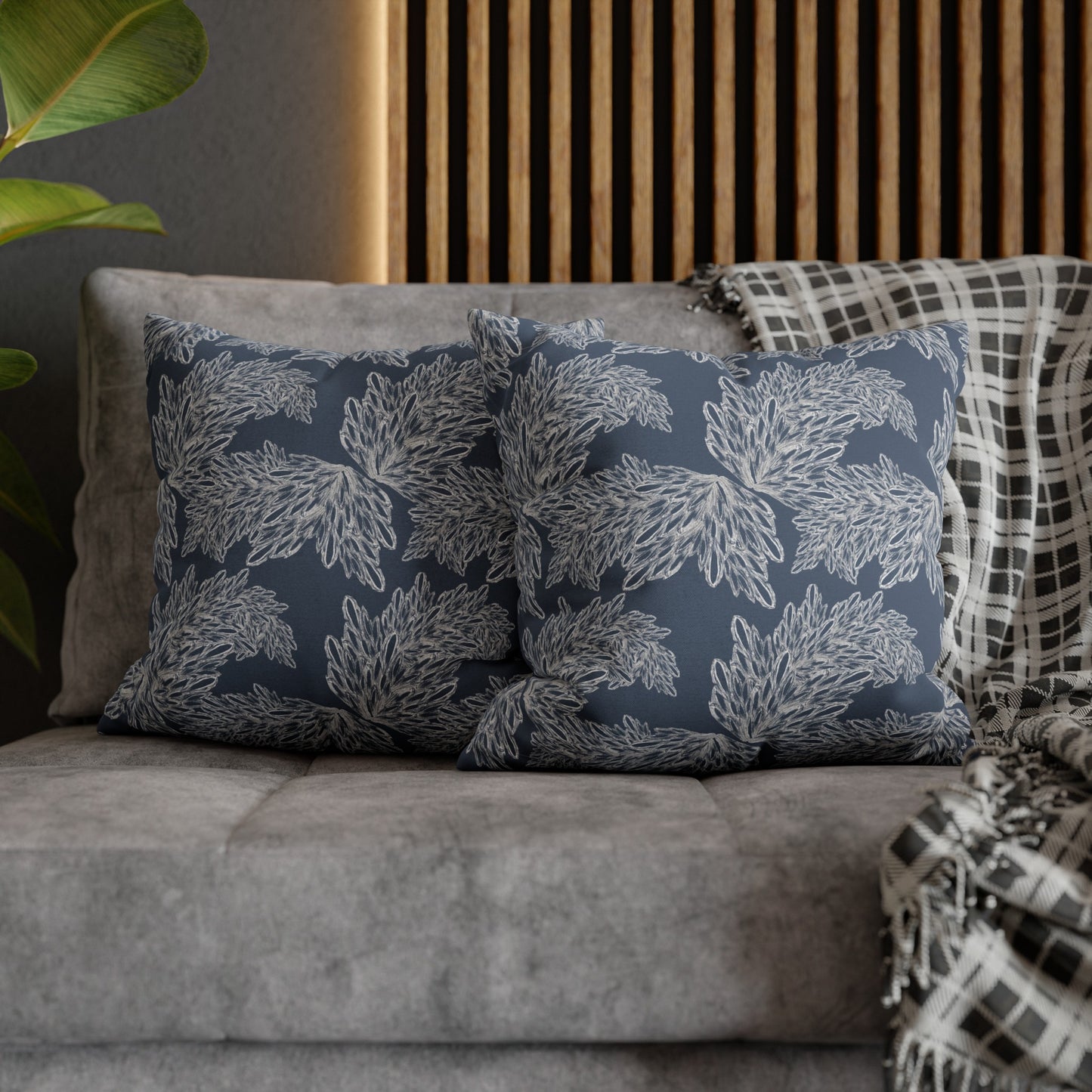 Spun Polyester Square Pillowcase
