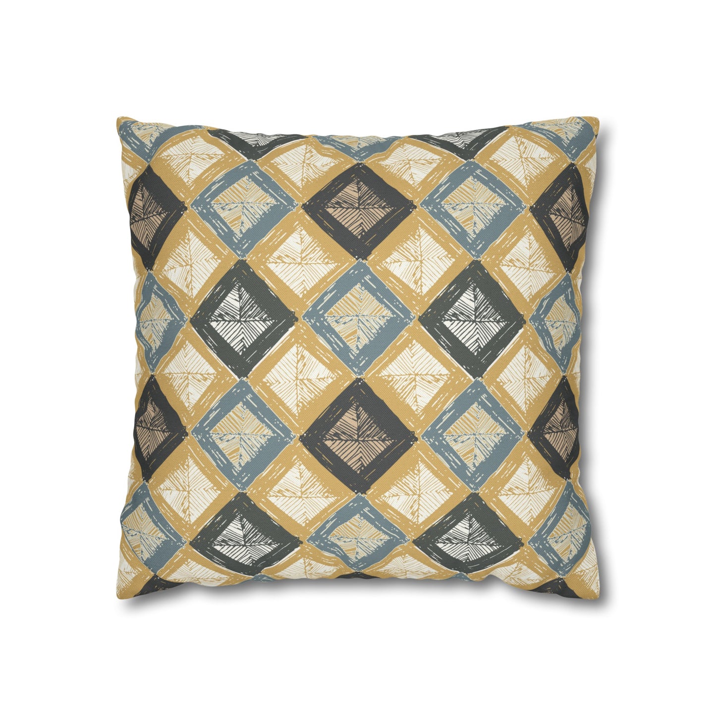 Spun Polyester Square Pillowcase