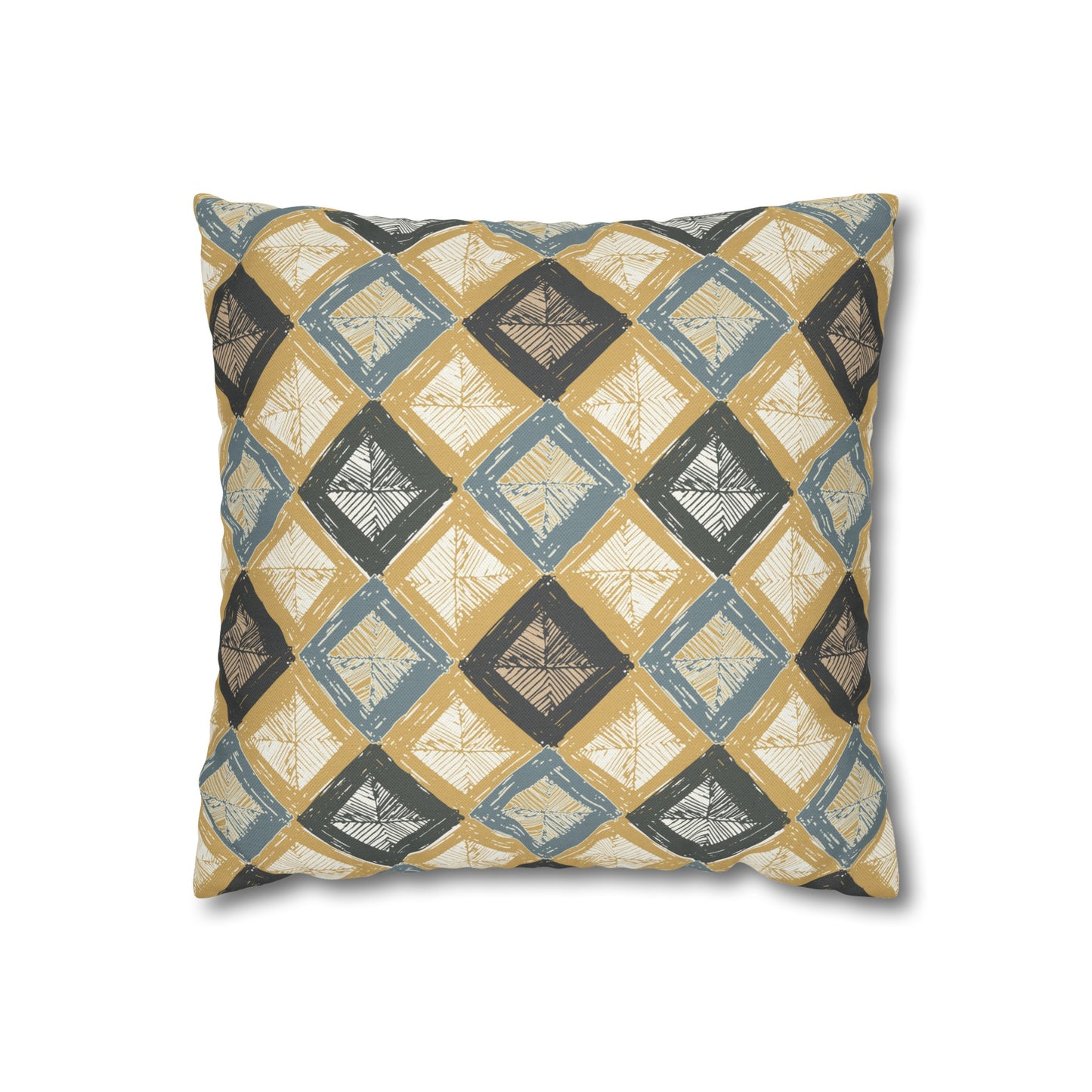 Spun Polyester Square Pillowcase