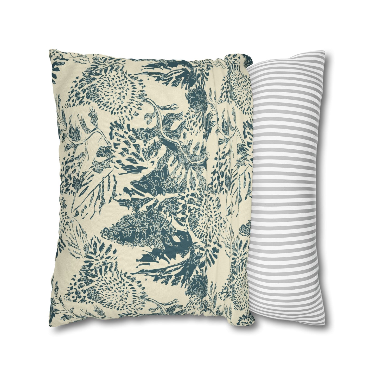 Spun Polyester Square Pillowcase
