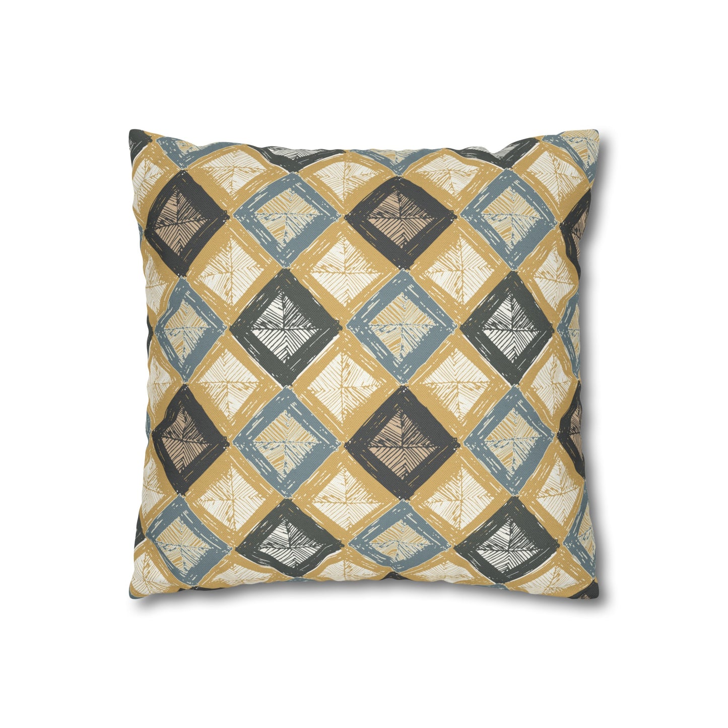 Spun Polyester Square Pillowcase