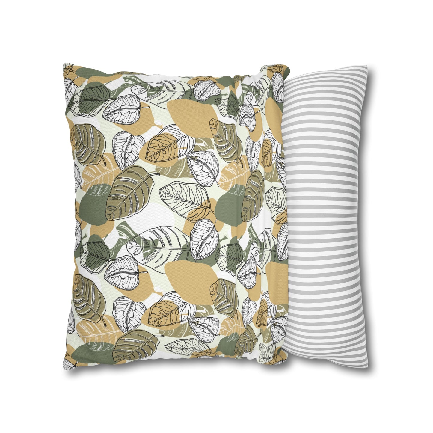 Spun Polyester Square Pillowcase