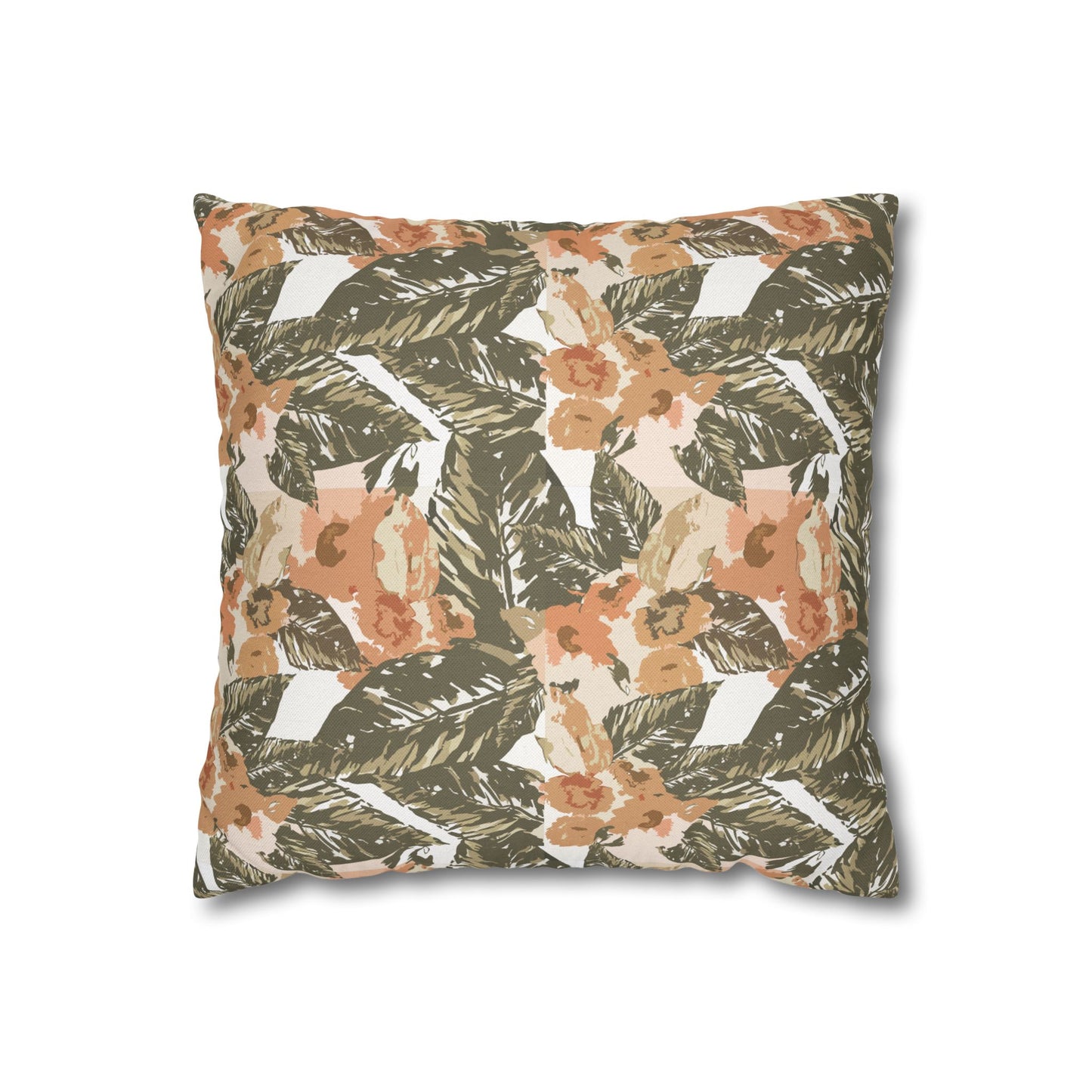 Spun Polyester Square Pillowcase