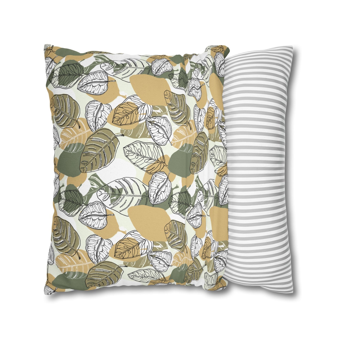 Spun Polyester Square Pillowcase