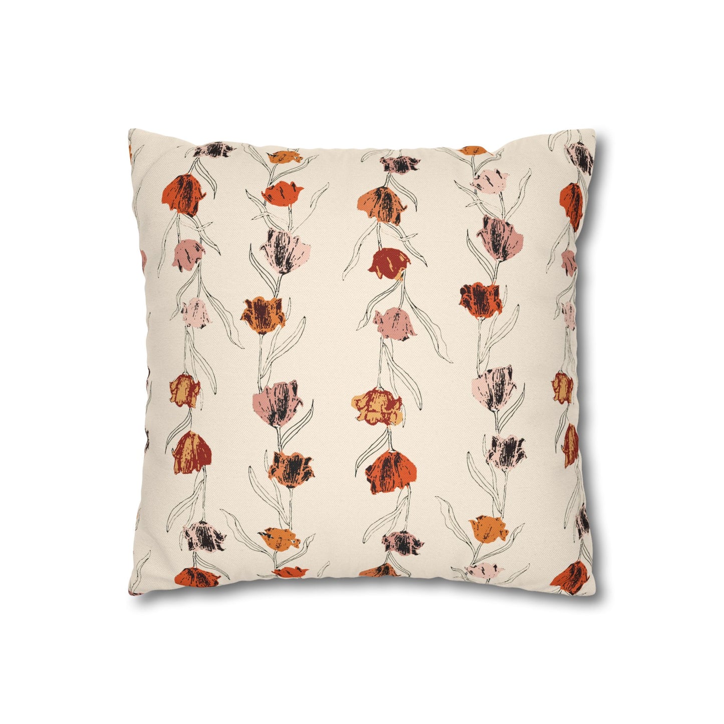 Spun Polyester Square Pillowcase