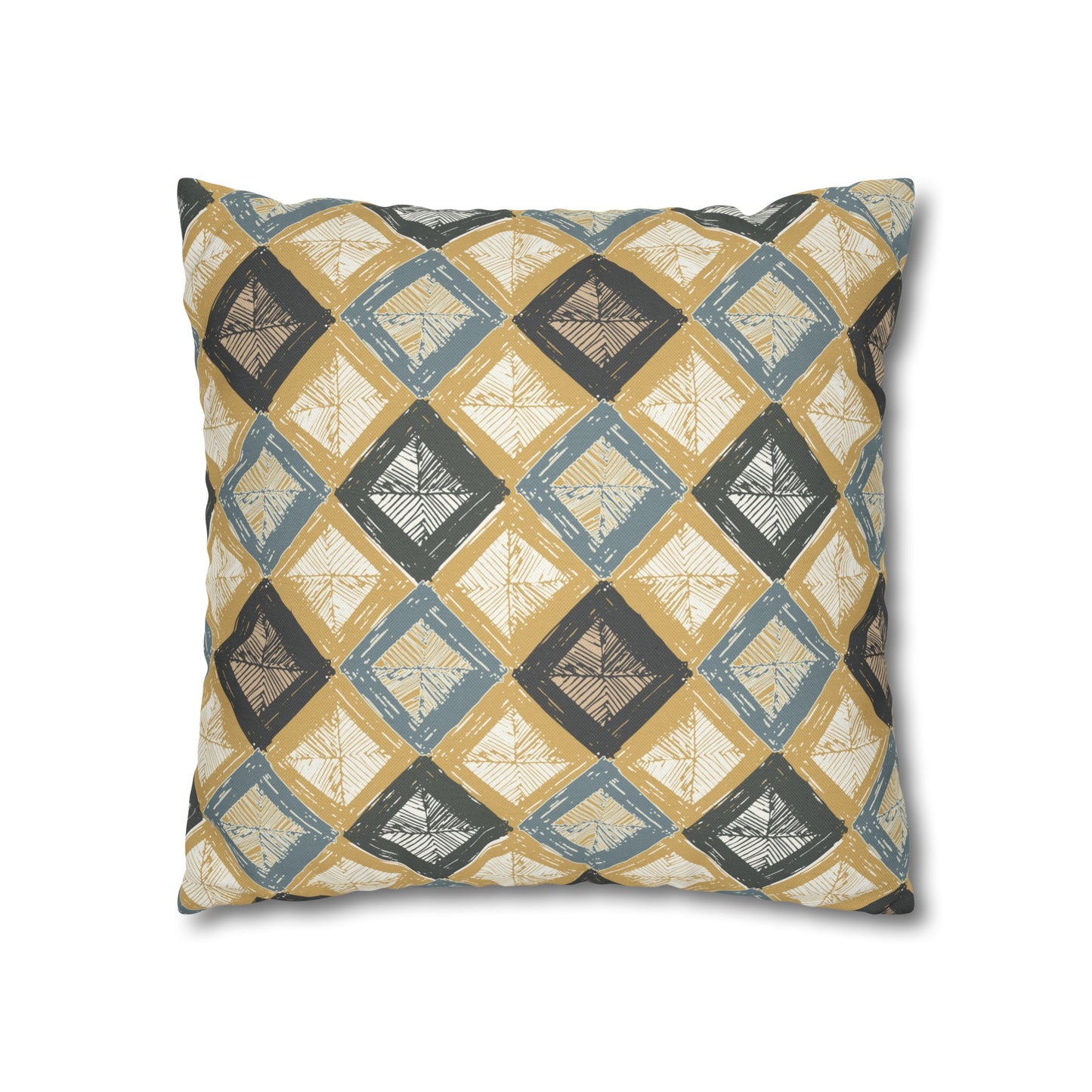 Spun Polyester Square Pillowcase