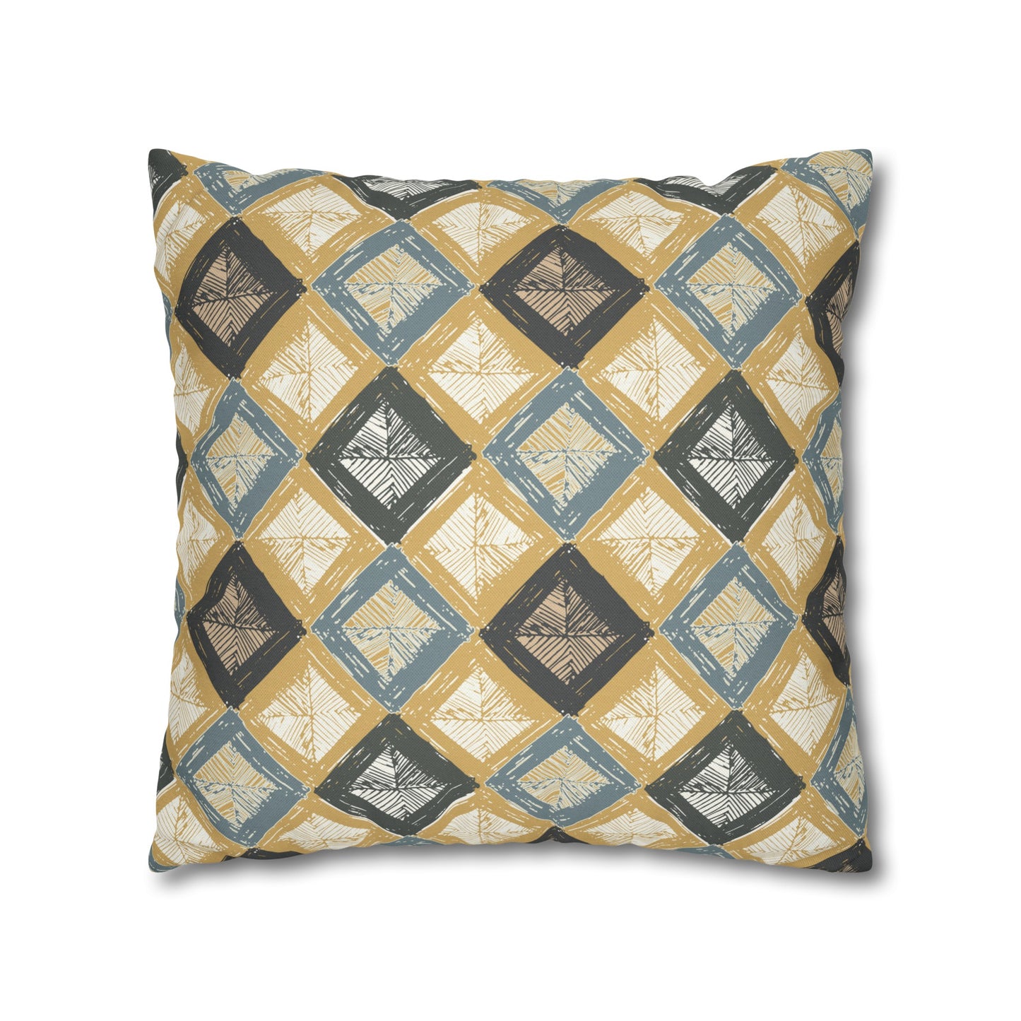 Spun Polyester Square Pillowcase