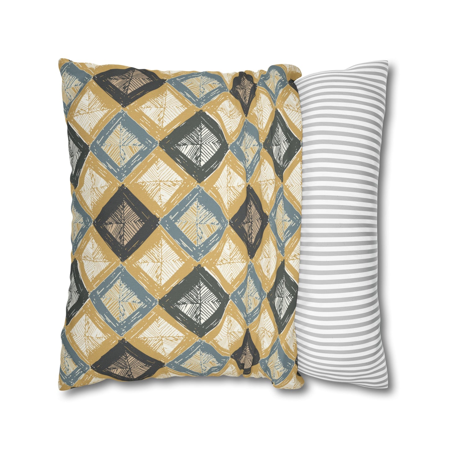 Spun Polyester Square Pillowcase