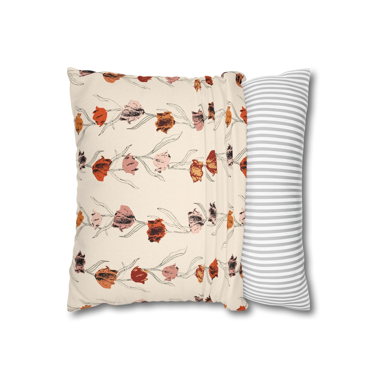 Spun Polyester Square Pillowcase