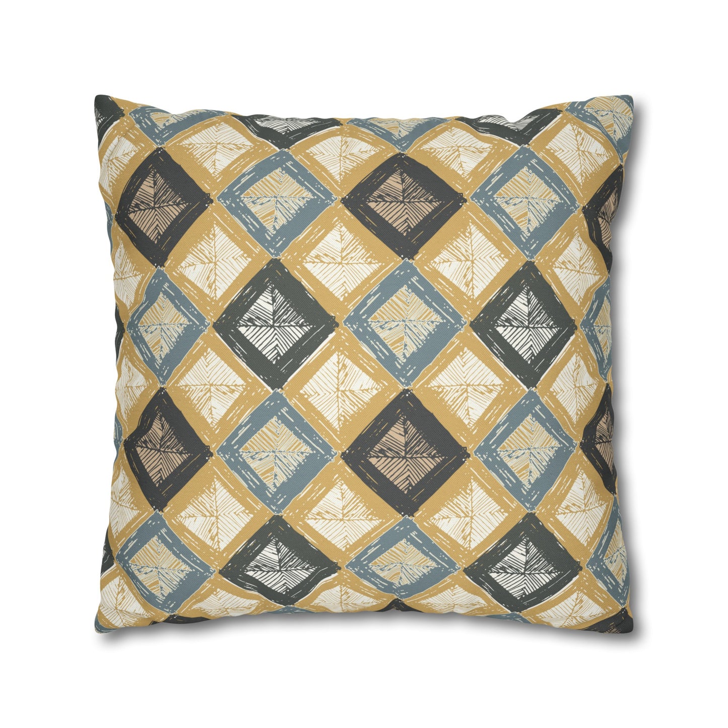 Spun Polyester Square Pillowcase