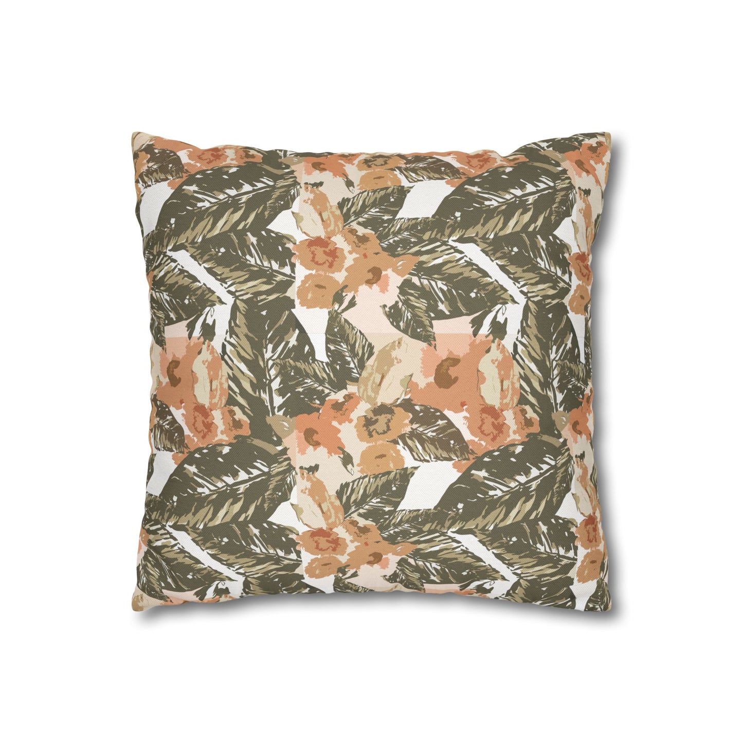 Spun Polyester Square Pillowcase