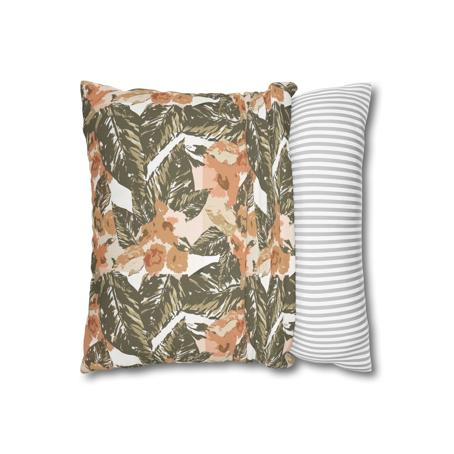 Spun Polyester Square Pillowcase