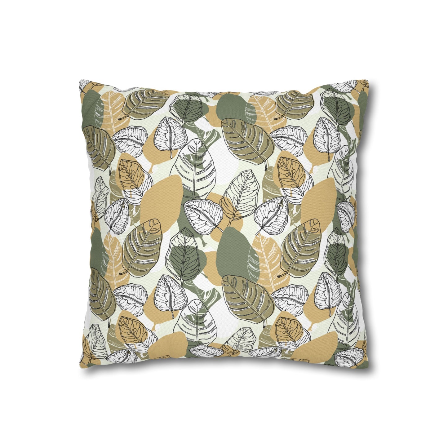 Spun Polyester Square Pillowcase