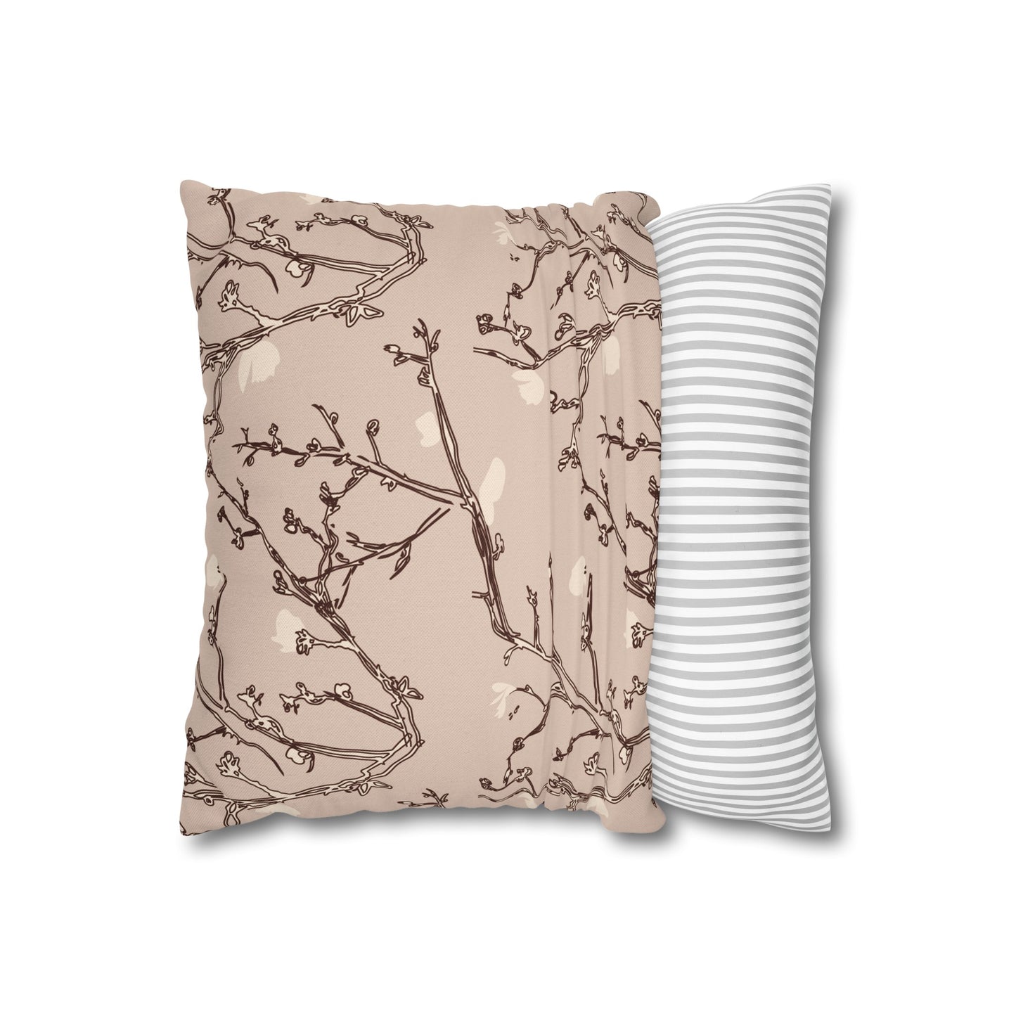 Spun Polyester Square Pillowcase