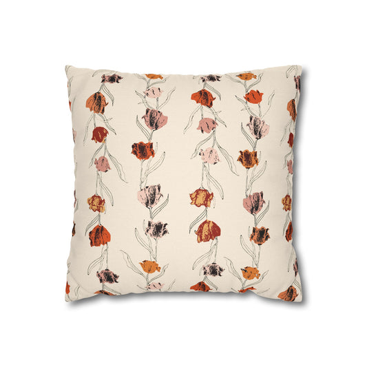 Spun Polyester Square Pillowcase