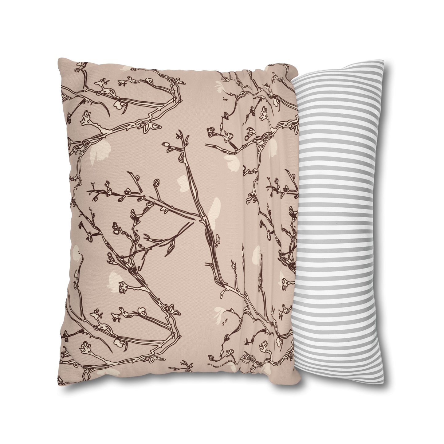 Spun Polyester Square Pillowcase