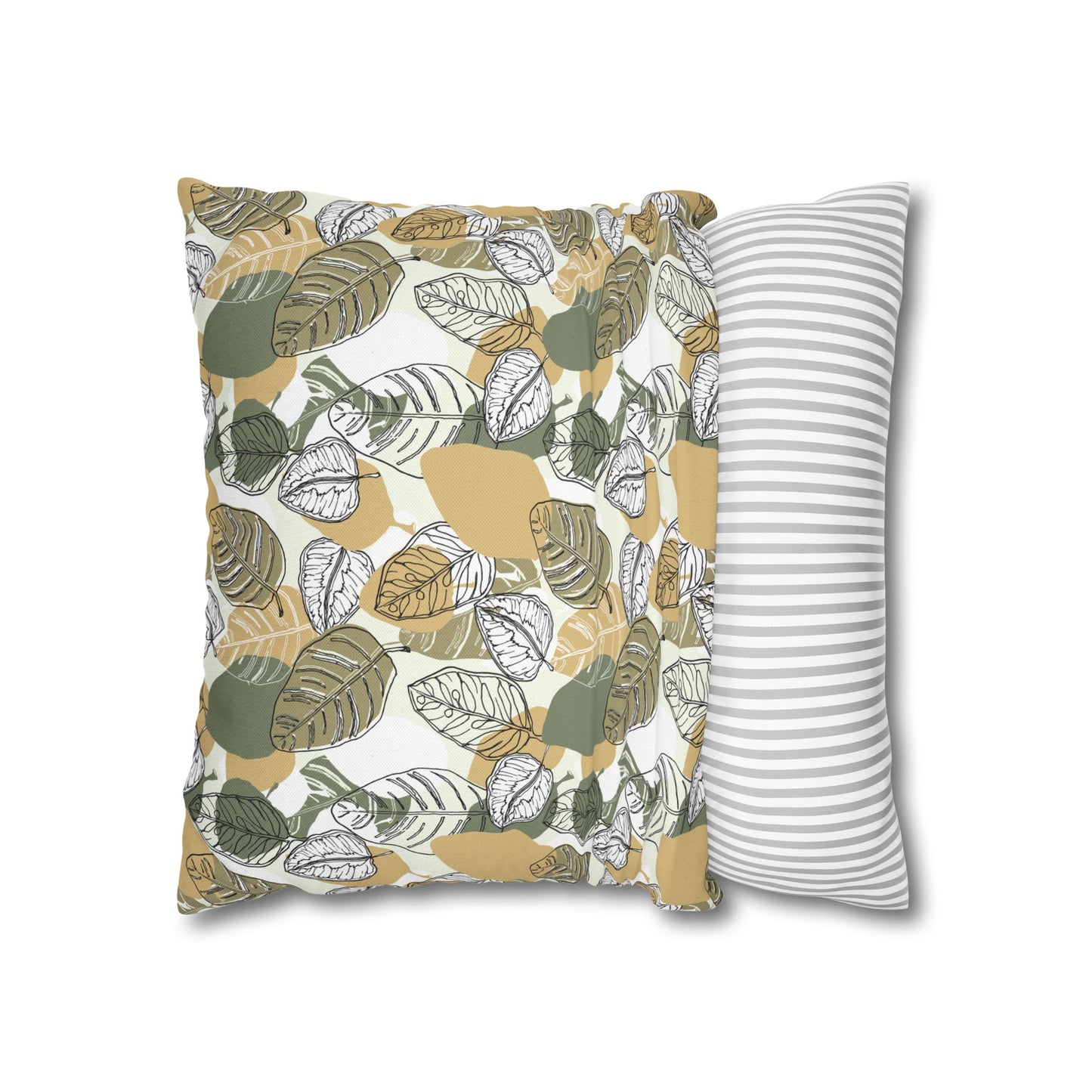 Spun Polyester Square Pillowcase
