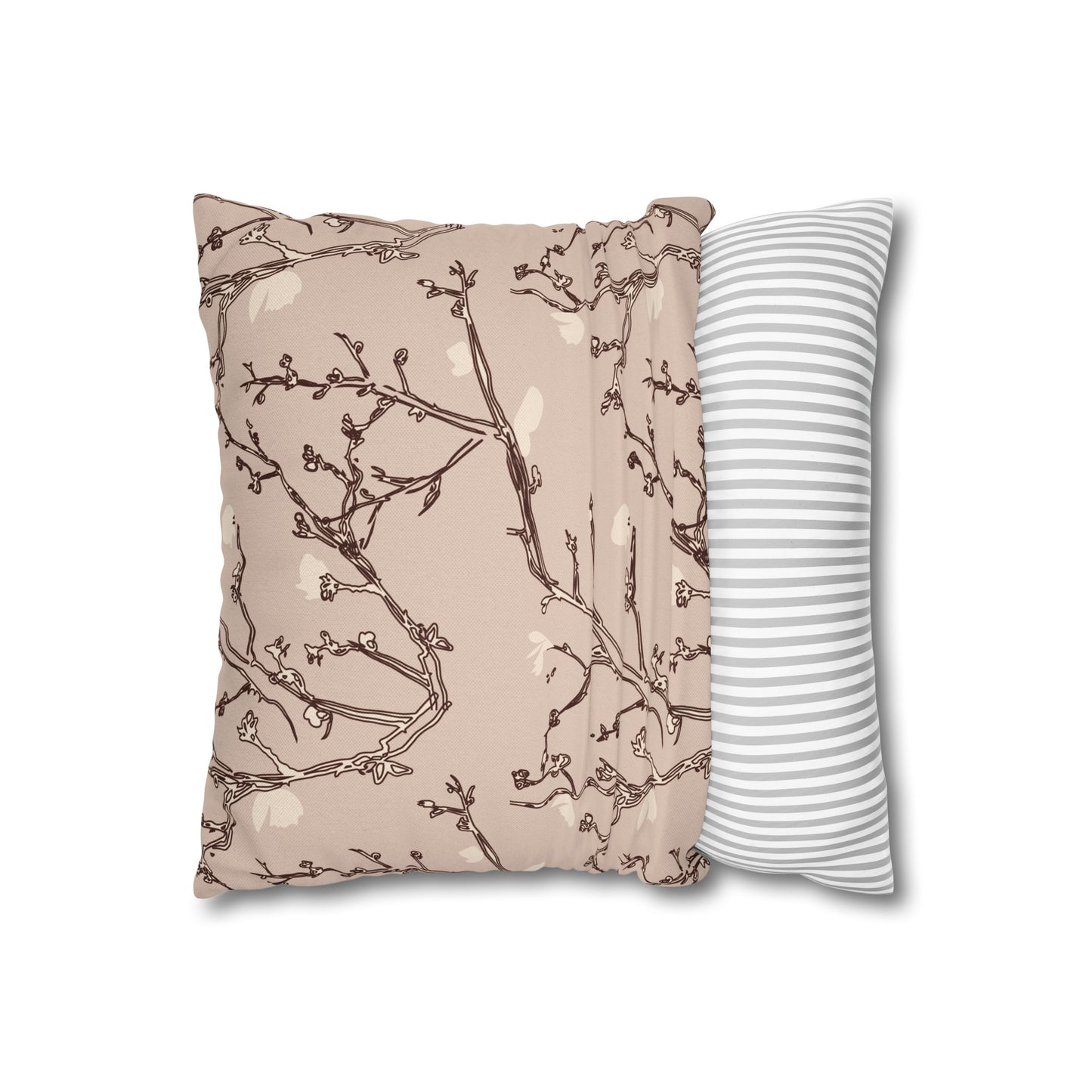 Spun Polyester Square Pillowcase