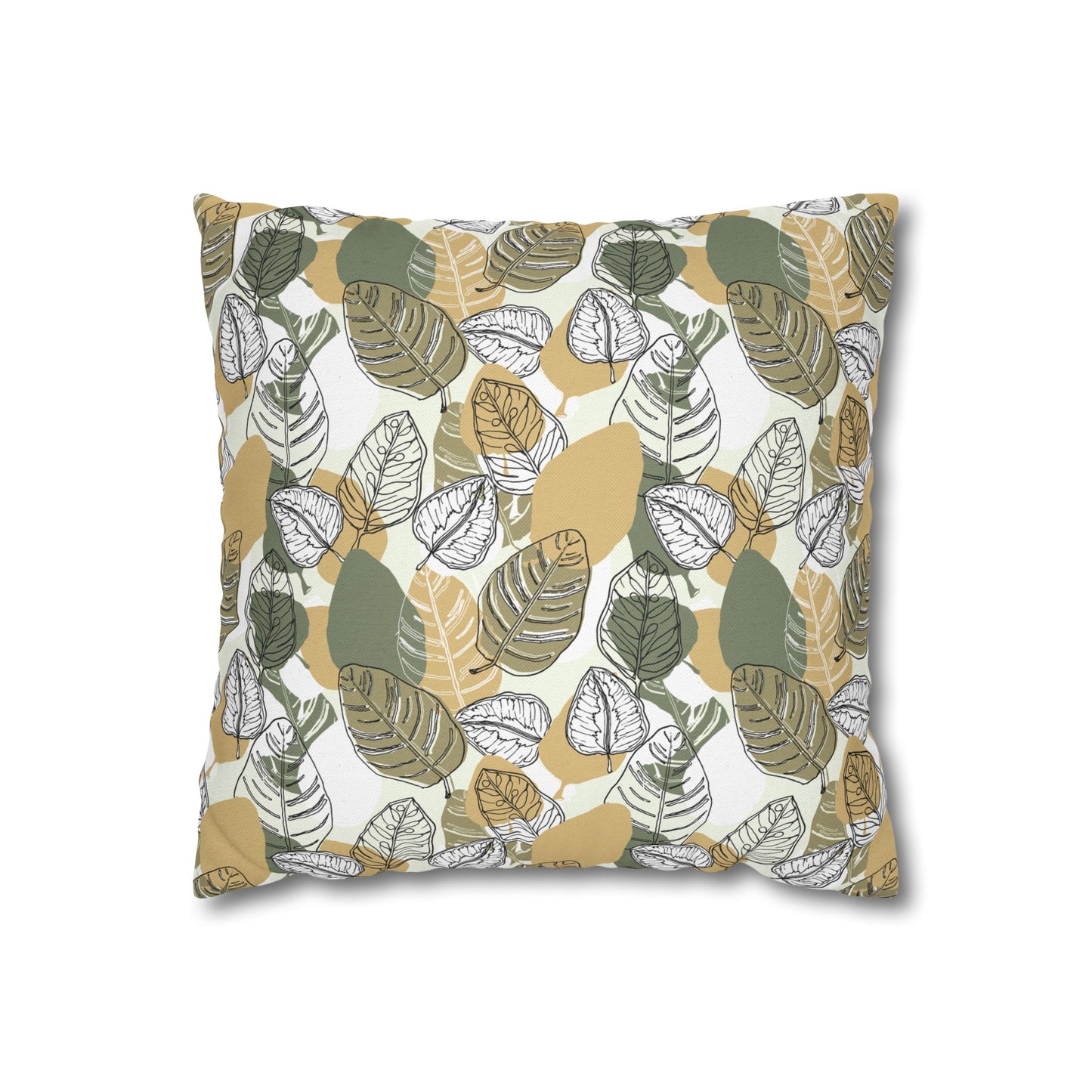 Spun Polyester Square Pillowcase