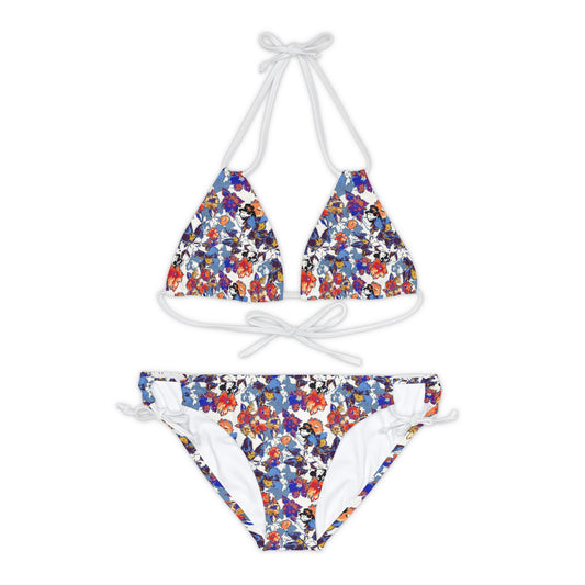Strappy Bikini Set (AOP)