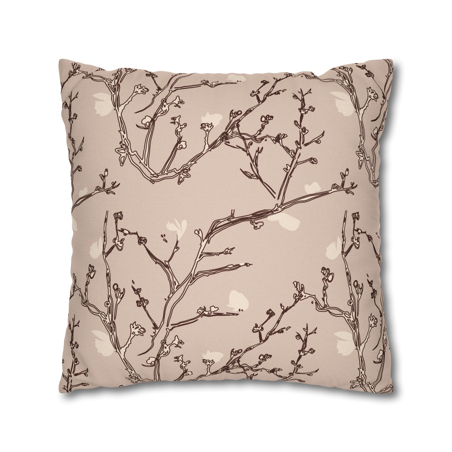 Spun Polyester Square Pillowcase