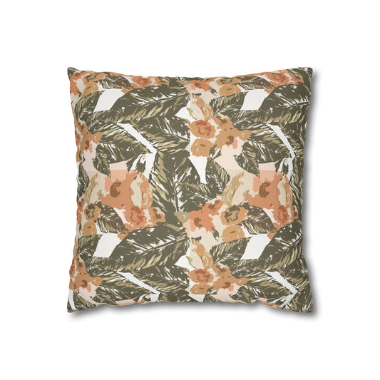 Spun Polyester Square Pillowcase
