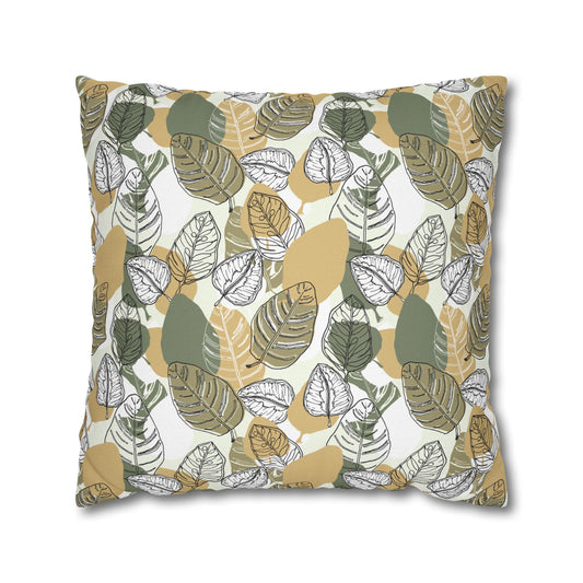 Spun Polyester Square Pillowcase