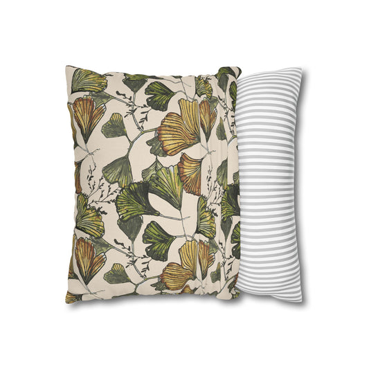 Botanical Print Pillowcase - Elegant Floral Accent for Home Decor